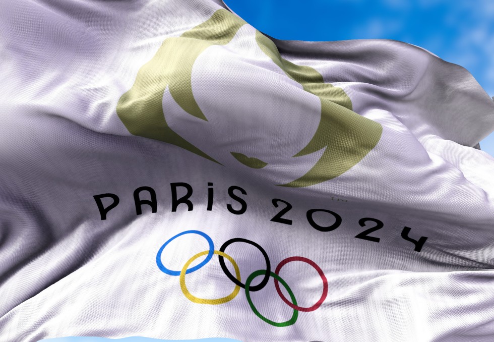 Drapeau Jeux olympiques paris 2024