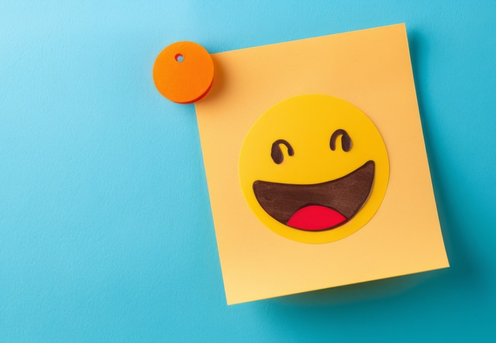 Post-it avec un emoji