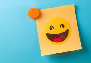 Post-it avec un emoji