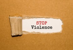 Ecriture stop violence