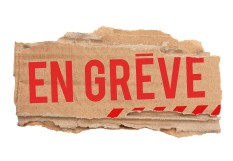 En grève